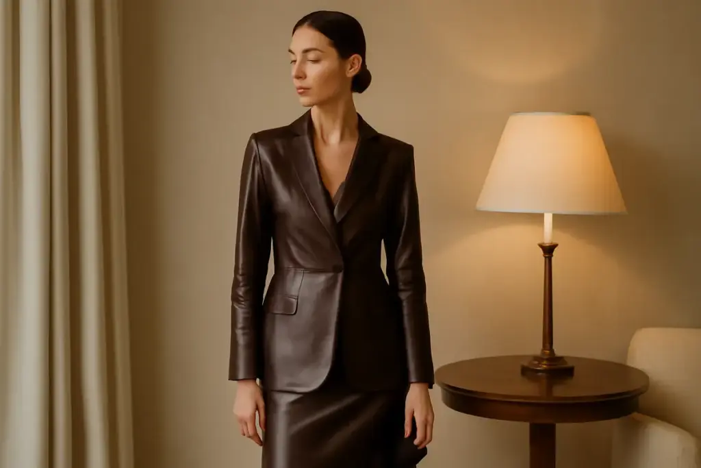 Abiti effetto pelle: perché stanno conquistando anche i look più eleganti Il trucco per indossarli con classe