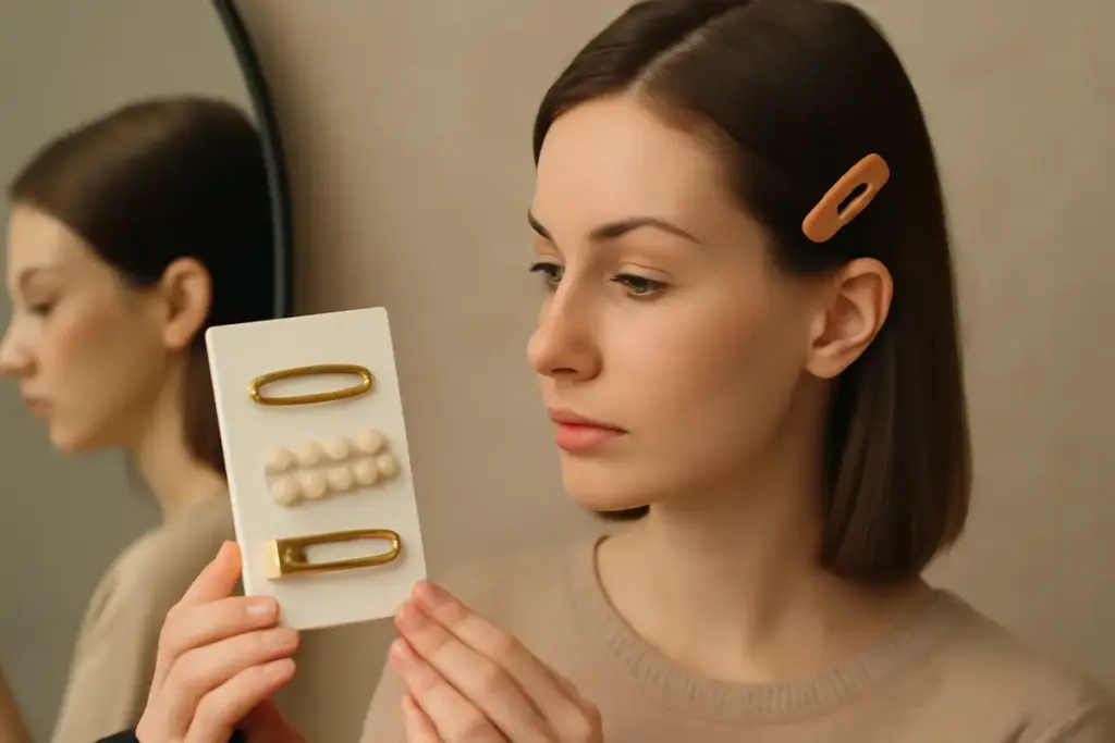 Fermagli per capelli: come sceglierli in base alla forma del viso Consiglio inedito