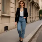 Jeans slouchy nel look quotidiano: il trucco che li rende subito femminili