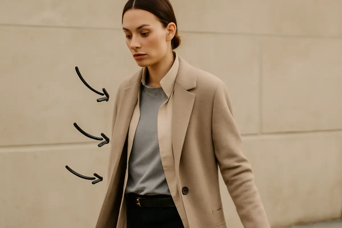 Come vestire a strati senza creare volume? Il dettaglio che tanti sottovalutano