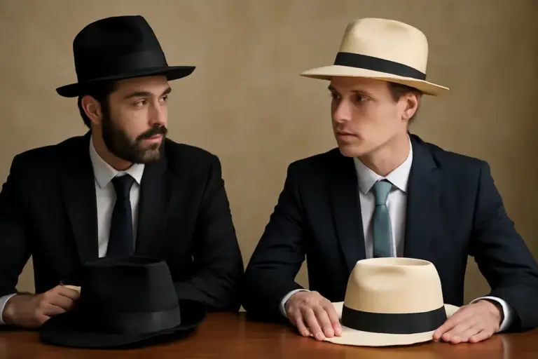 Cosa cambia tra cappelli fedora e panama? Il dettaglio che fa la differenza nelle occasioni formali
