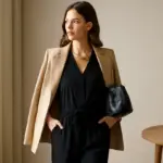 Come creare un outfit elegante con una tuta jumpsuit? Dettaglio che cambia tutto