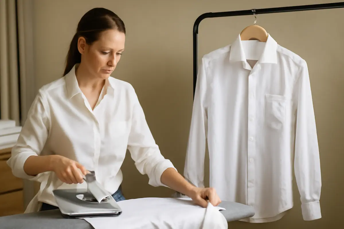 Come mantenere in ordine una camicia bianca? Il metodo degli stylist per un look sempre fresco