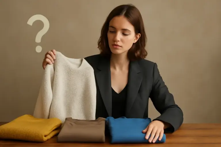 Come scegliere la maglia perfetta per sotto il blazer? Tessuti che sorprendono