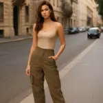 Outfit con pantaloni cargo: il trucco per renderli subito più femminili