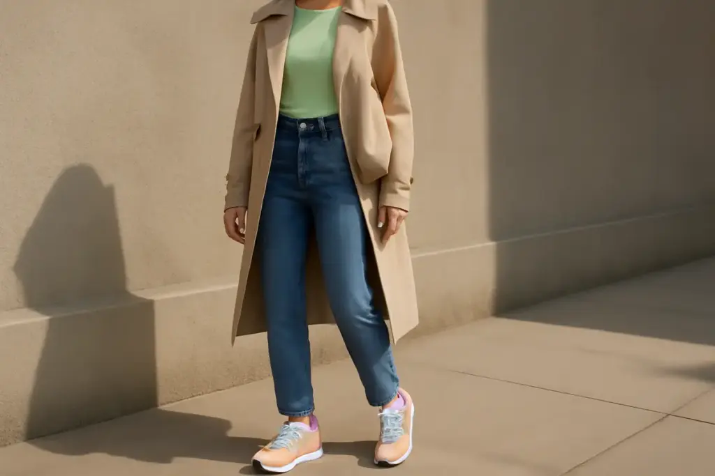Sneakers colorate nelle tendenze primavera: come abbinarle senza sbagliare i capi chiave che servono sempre