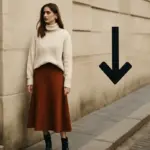 Posso indossare maglioni oversize con gonne midi? Il consiglio che evita effetto goffo