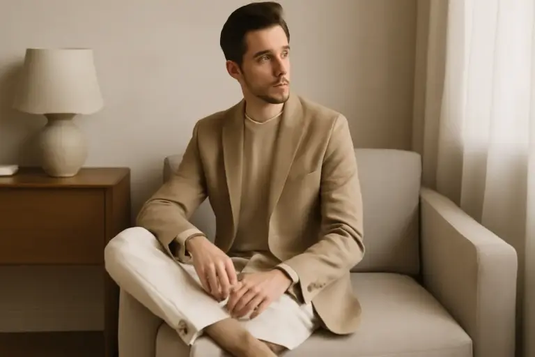 Colori neutri in outfit maschili: la combinazione discreta che dona eleganza senza sforzi