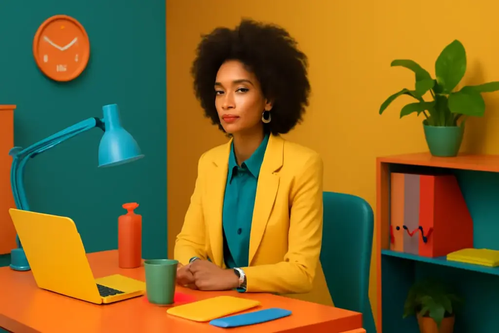 Colori vivaci in ufficio: come abbinarli senza sembrare fuori luogo secondo gli stylist