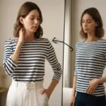 Outfit a righe: il trucco per sfruttarle al meglio senza rischiare di appesantire la figura
