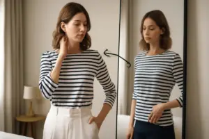 Outfit a righe: il trucco per sfruttarle al meglio senza rischiare di appesantire la figura