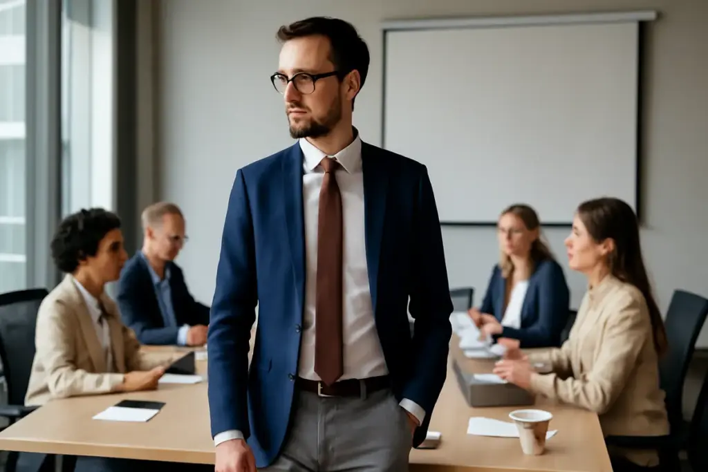 Abiti spezzati uomo eleganti: le regole d’oro per non sembrare fuori luogo ai meeting